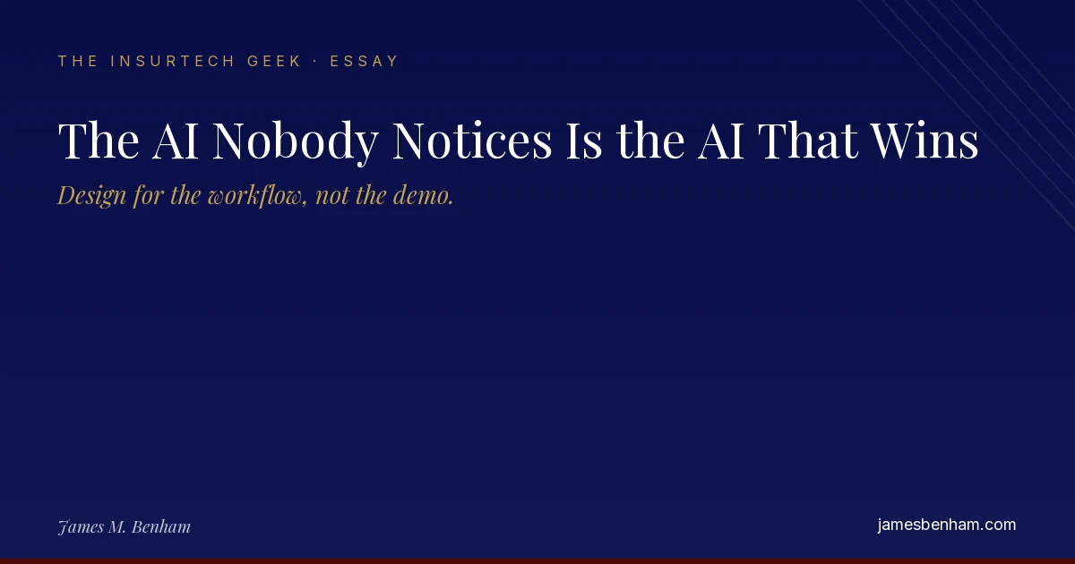The AI Nobody Notices Is the AI That Wins