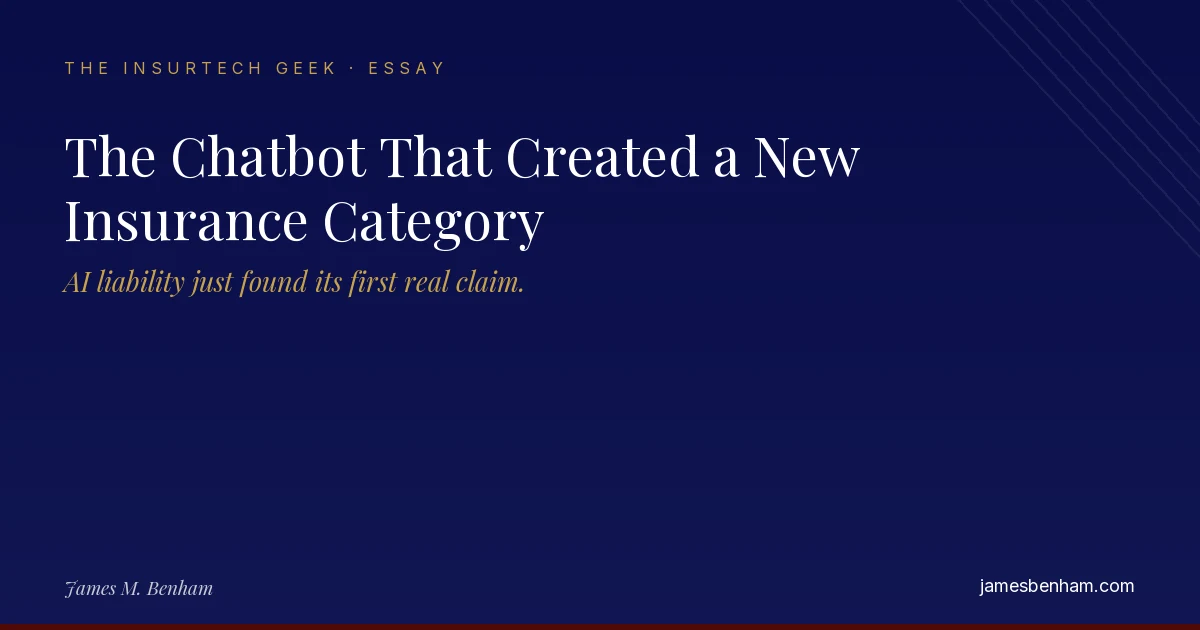 The Chatbot That Created a New Insurance Category